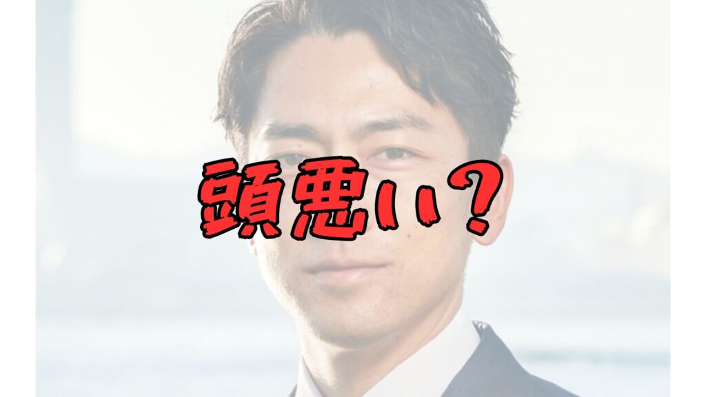 小泉進次郎頭が悪い記事トップ画像