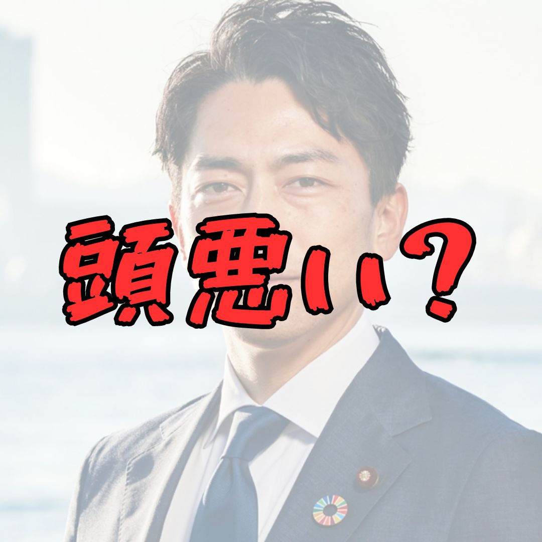 小泉進次郎頭が悪い記事アイキャッチ画像