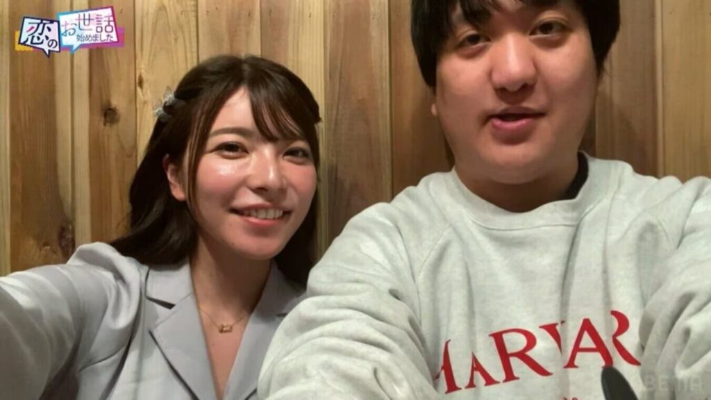 カカロニ栗谷と上原亜衣の写真