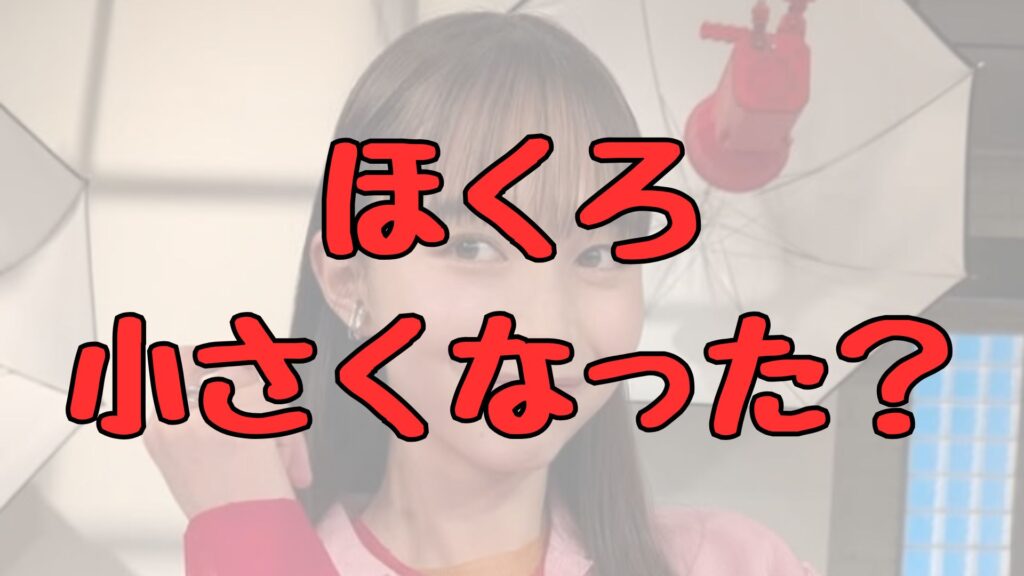 井桁弘恵ほくろとった・小さくなった記事トップ画像